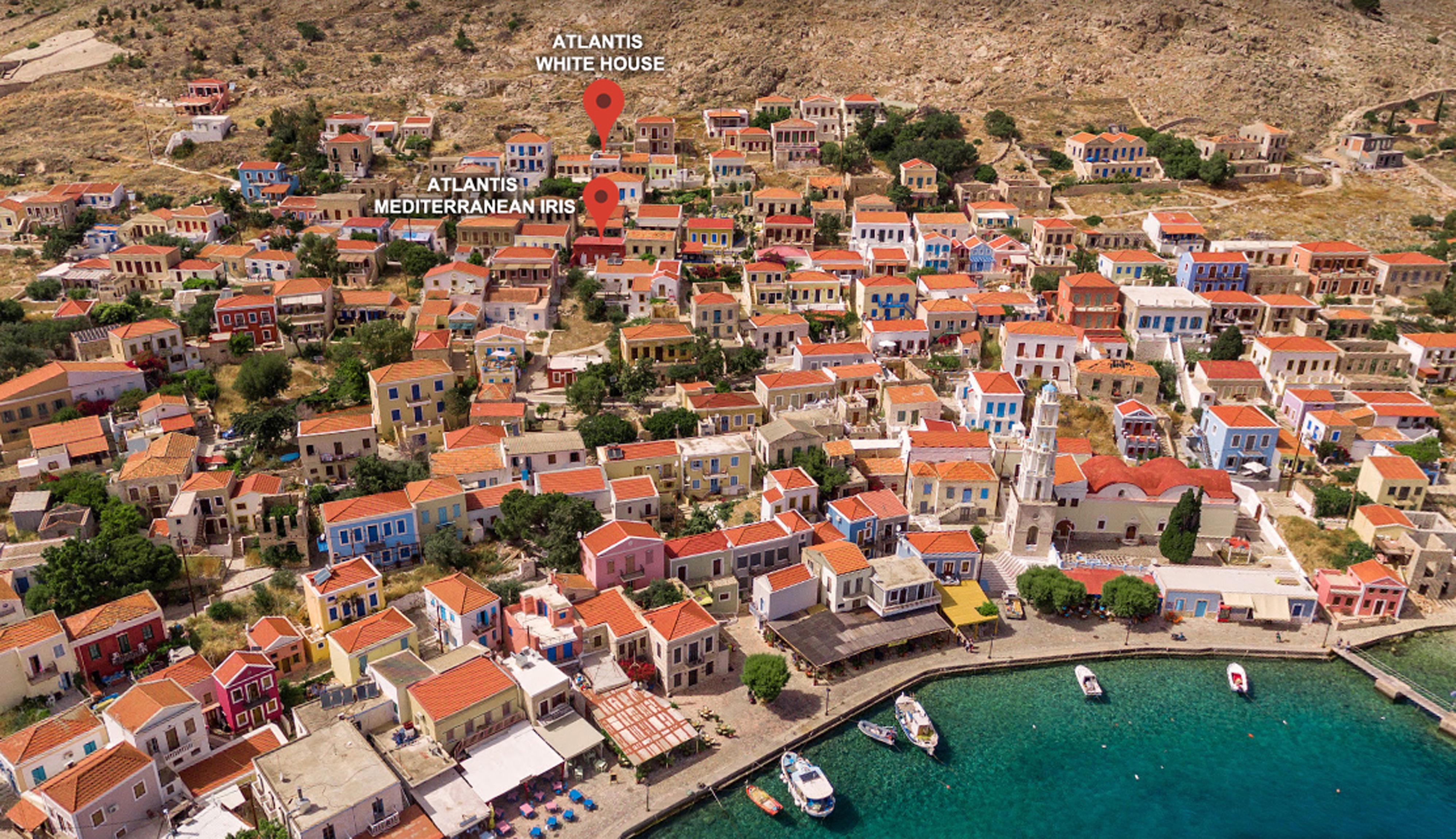 Atlantis Houses Chalki Town エクステリア 写真